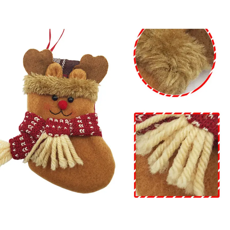 Christmas Decoration Socks Gift Bags Snowman Christmas Home Creative Candy Bag