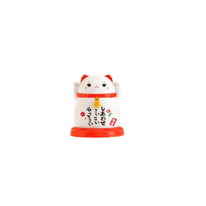 Креативные милые японские-Стиль с изображением из мультфильма Lucky Cat зубочистка банок картриджи Подставка Для Зубочисток пластиковая пыль-доказательство украшение дома