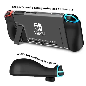 

Nintend Switch Protective Back Cover Handheld Grip Case for Nintendo Switch NS Console in Handle Gamepad Mode Heat Dissipation