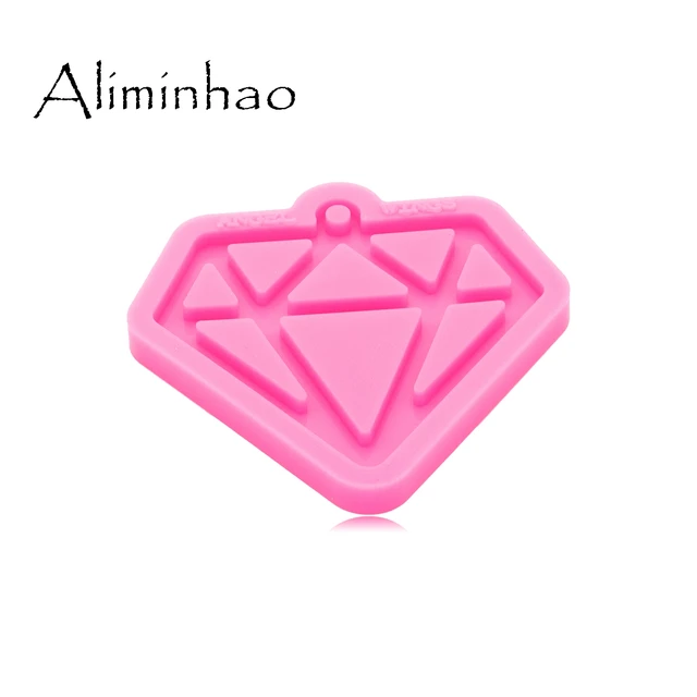 Dy0698 Szuper Fényes Gyanta Gyémánt Penész Epoxi Kézműves Kulcstartó Szilikon Formák Polimer Agyag Diy Ékszerek Készítése - Image 5