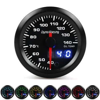 

Accessories Oil Temperature Gauge Parts Car Auto ABS LED Digital 2 inches