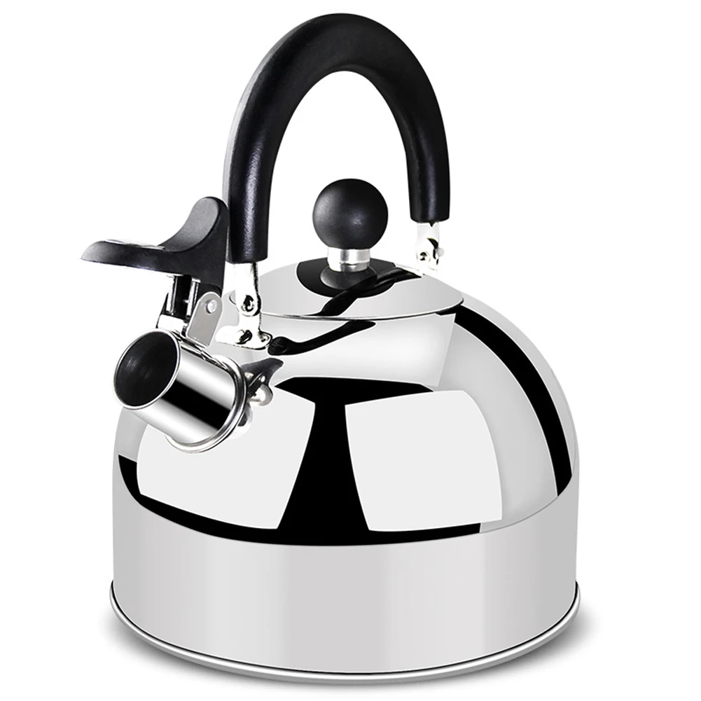 2.3L With Handle Portable Hanging Pot Heat Resistant Large Capacity Household Kitchen Cookware Stainless Steel Whistling Kettle