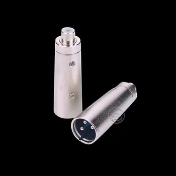 

Hot Sale 3 Pin XLR Plug Male to RCA Female Audio Jack Adapter Connector Applied on Microphone Amplifier