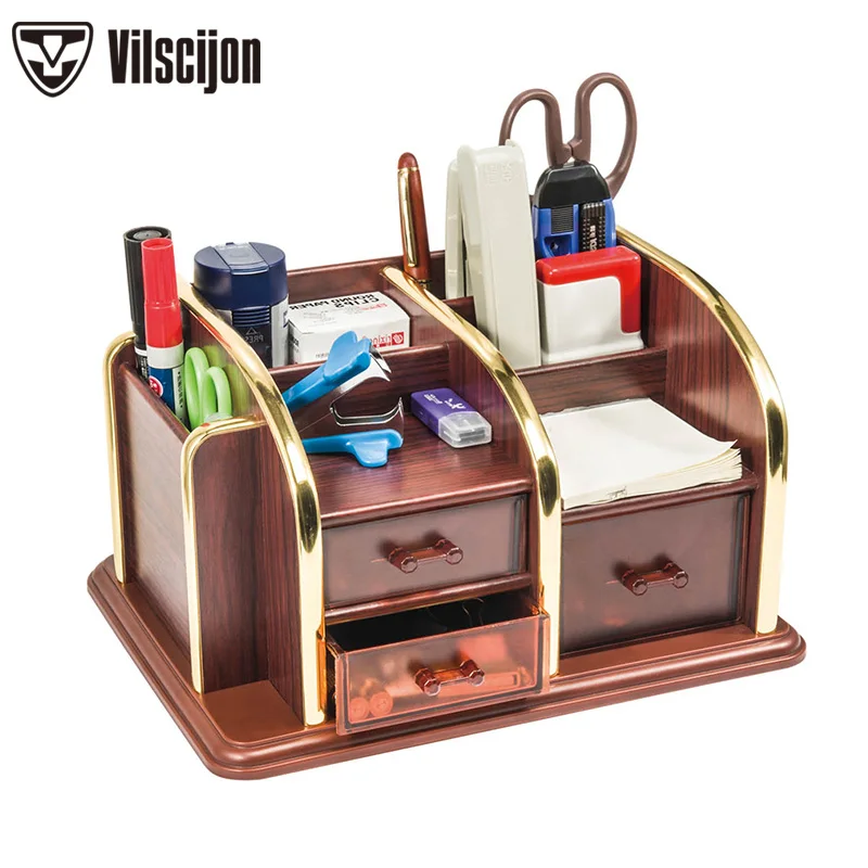 

Desktop Accessories Makeups Organizer Storage Stationery Holders Multifunctional Cosmetic Organizer Pen Holder Vilscijon C2025