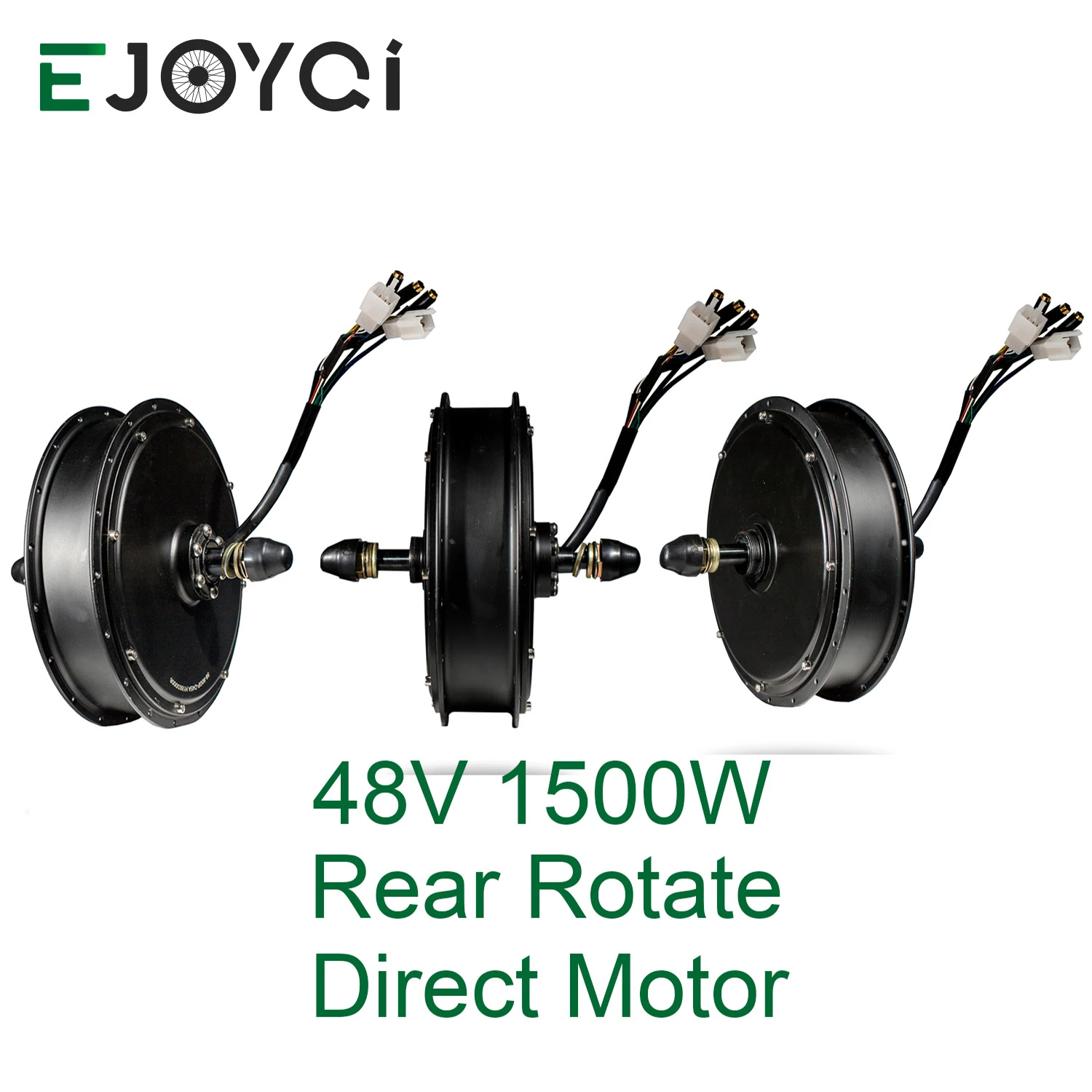 

EJOYQI 48V1500W Rear Rotate Motor Green Pedel MXUS High Speed Brushless Non-gear Direct Hub Motor