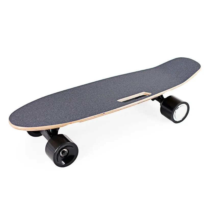 

Portable 2019 Electric Skateboard Adults Teenagers Skate Board With Wireless Handheld Remote Control 65cm x 20cm Mini Longboard