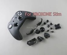 3 JOGOS Para Xbox One S Slim cores Matte Caso Shell Botão Personalizado Completo Para XboxOne Fino Tampa do Controlador Sem Fio substituição