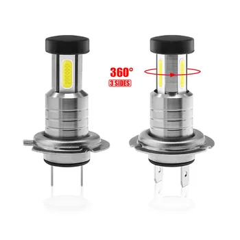 

12000LM H4 H7 Led Car Headlight Bulb 9005 HB3 9006 HB4 H8 H9 H11 9012 360 Degree Beam LED Bulb 6000K Auto Lamp COB Fog Light