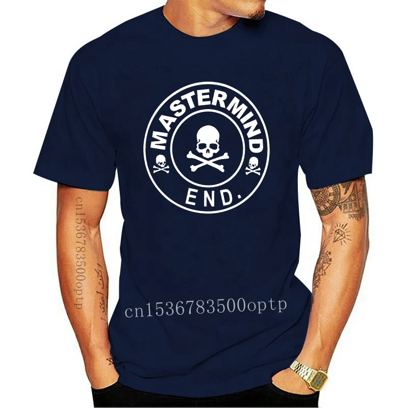 Дизайнерская футболка Футболка Nwt Mastermind японская одежда X End Мужская черная с
