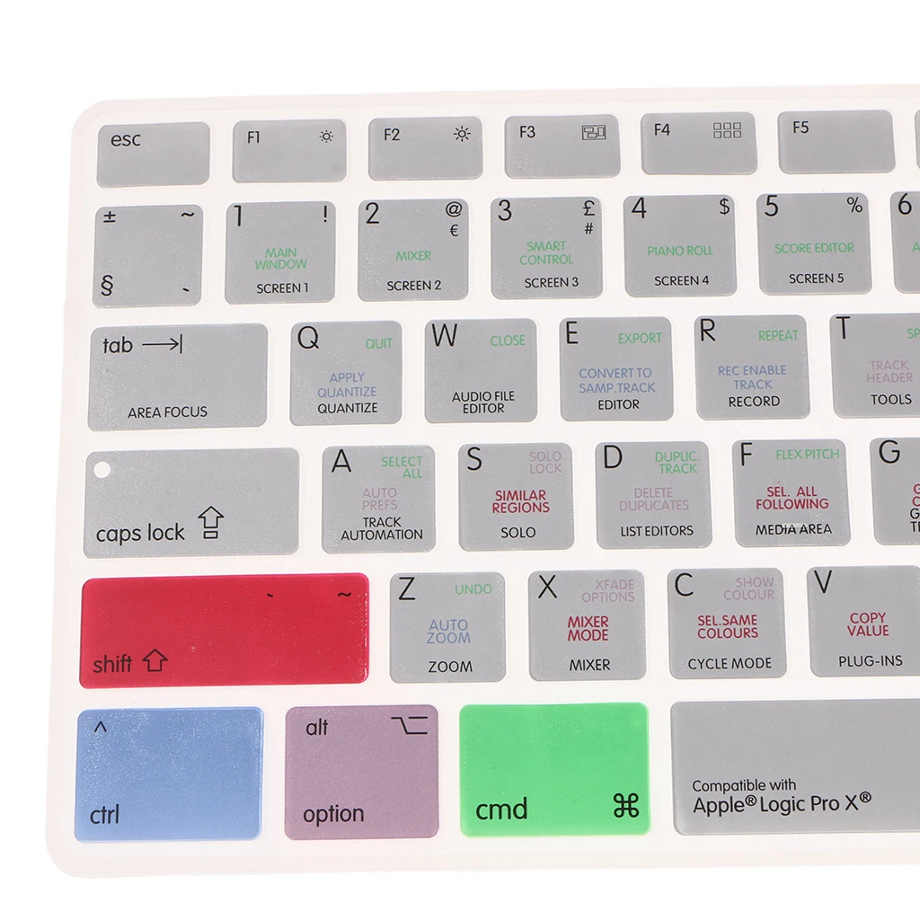 Покрытие для клавиатуры Клавиатура ABS чехол для Apple Macbook G6 Logic Pro X