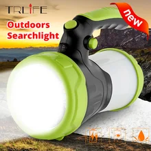 6000 мАч мощный кемпинговый флэш-светильник Многофункциональный портативный светодиодный поисковый светильник водонепроницаемый охотничий светильник фонарь встроенный аккумулятор