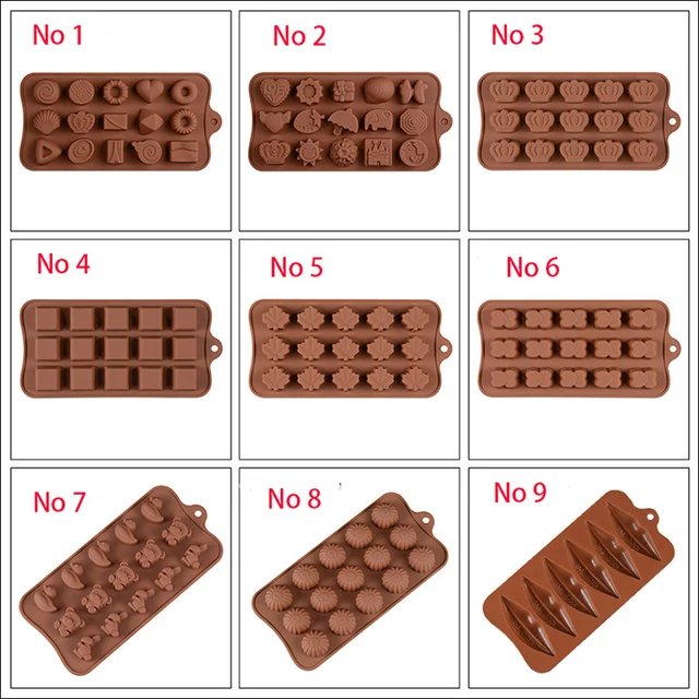 6 Stampi Per Cioccolatini In Silicone - Forme Diverse, Per Dolci E Caramelle - Foto 4