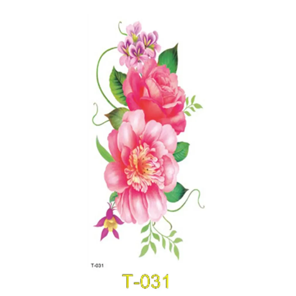 

New Fashion Girls Original Photo Flower Waterproof Tattoo Stickers Cover Scars Wedding Photography Photo Studio Tattoo Stickers