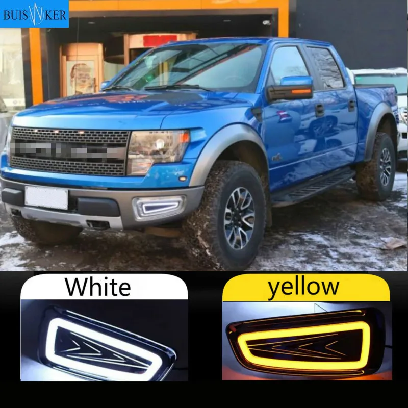 Дневные ходовые огни светодиодсветодиодный для Ford Raptor F150 2010 2012 2013 2014 2015 2 шт. |