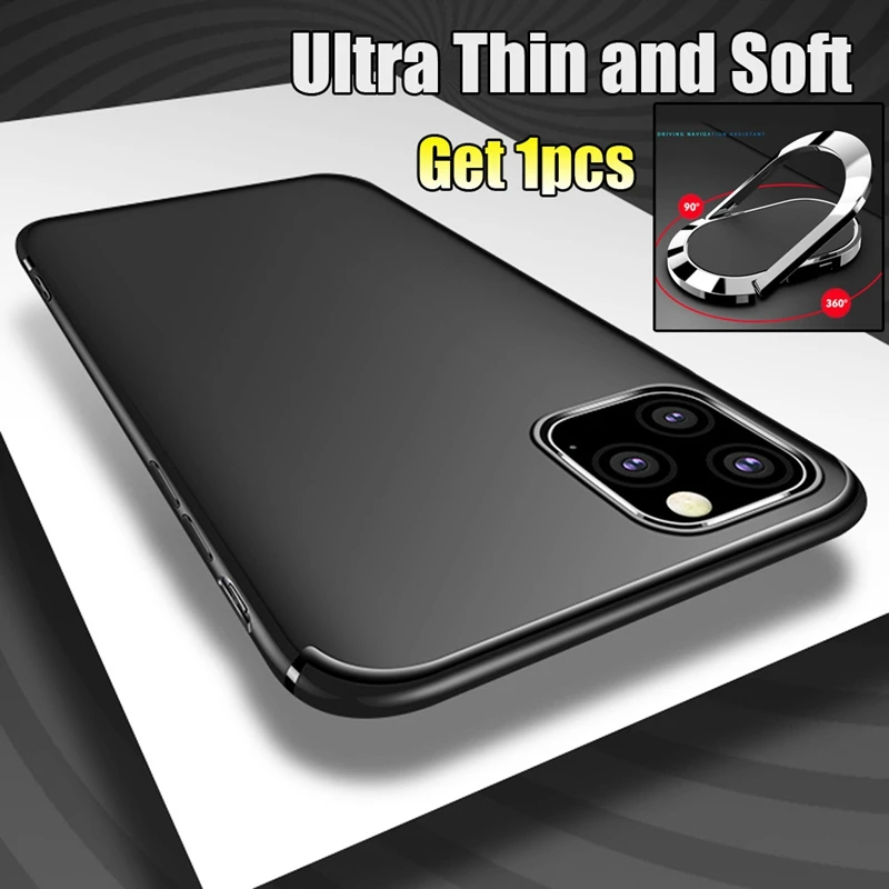 Роскошное кольцо на палец чехол для IPhone 11 Pro Max Coque чехол автомобильный Магнитный Кронштейн-5,8 дюймов