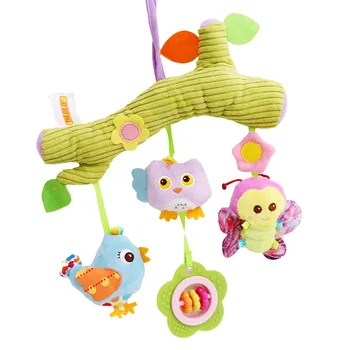 

Plush Infant Crib Stroller Hanging Multifunctional Teethers Appease Stuffed Animal Magical Fall Asleep Developmental Rattles Toy