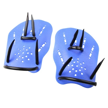 

1 Pair Adjustable Gloves Adult Aid Workout Ergonomic Swimming Paddle Children Fins Diving Training Silicone Pool