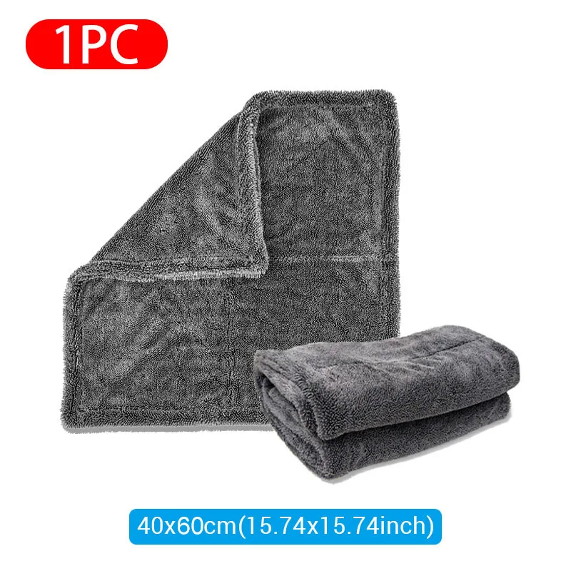 Serviette De Séchage Géante Microfibre 122x61 Cm - Pour SUV, Camion, Voiture - Absorption 3,8L, 1200 G/m², Douce Et Sans Rayures
