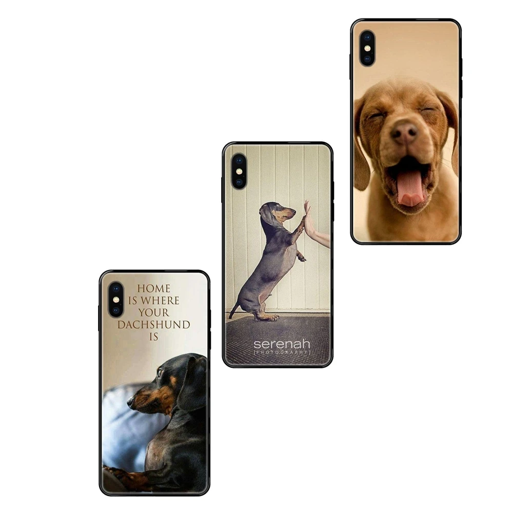 Симпатичные животные такса собака щенок Топ Подробная информация для Samsung Galaxy A70