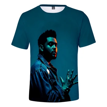 Singer The Weeknd T Shirts 3D Print T-shirt Men/women Casual Streetwear Hip Hop Fashion 5