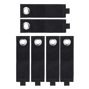 

6PCS 18X5Cm Extension Cable Holder Organizer Heavy Duty Storage Straps Fit with Garage Hook for Home Garage Cable Straps