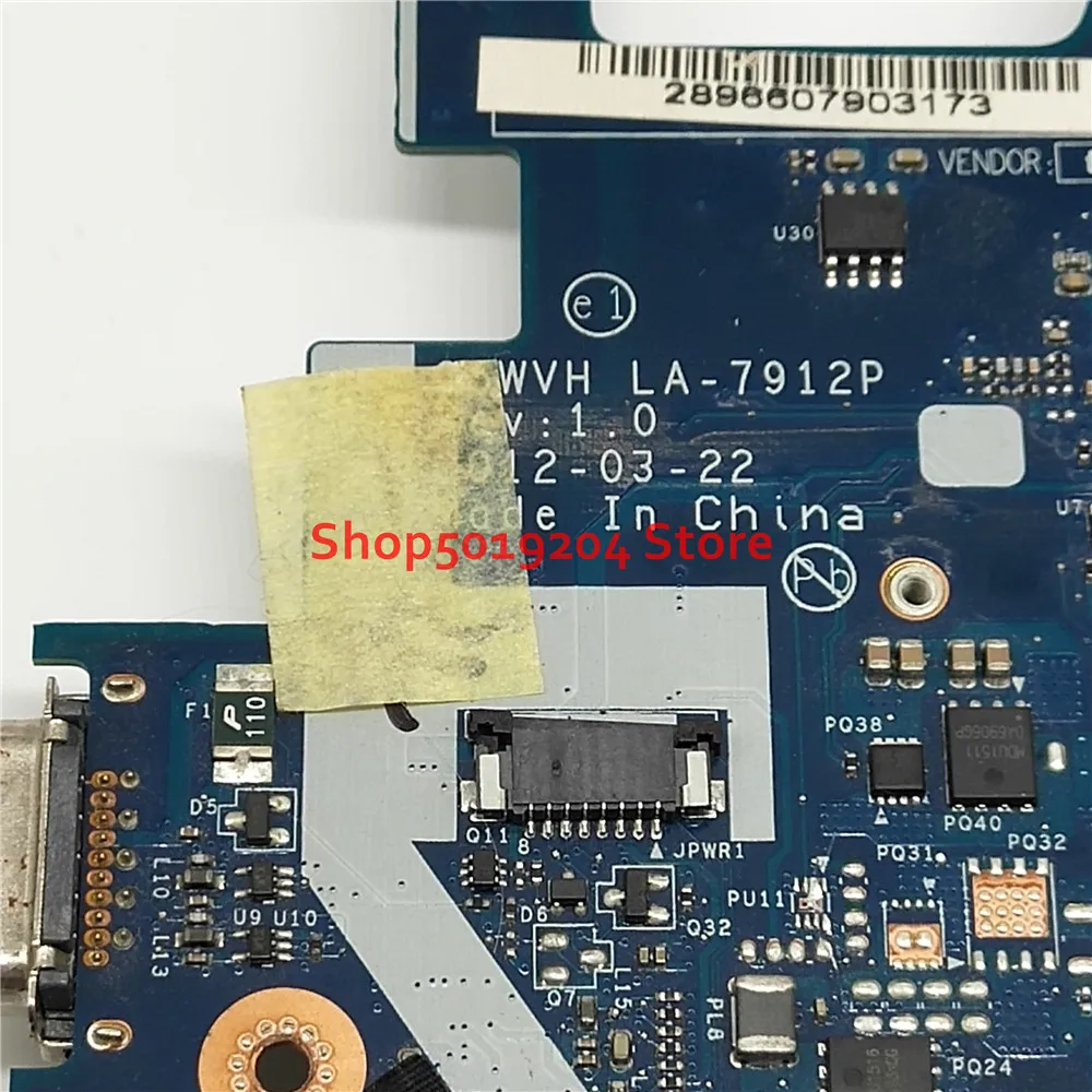 Q5WVH LA-7912P HM77 материнская плата для acer E1-531 E1-571G V3-571G V3-571 Материнская плата ноутбука SLJ8C NBY1X11001 NB. Y1X11.001 GT630M