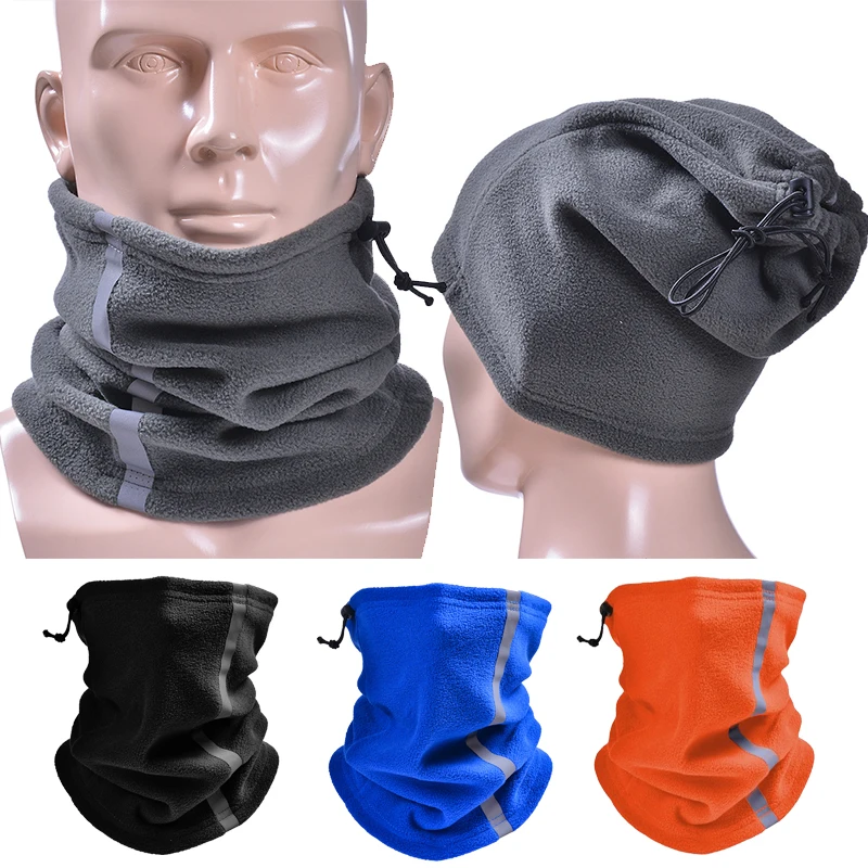 Neck Tube Scarf Polar Fleece Neck Tube Ear Warmer Fishing Skating Running Sport Scarf Face Mask Camping Hiking Cycling Headwear