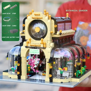 

City street view Botanical Garden Park Model Compatible With MOC-26998 Building Blocks Bricks Educational Toys Birthdays Gifts