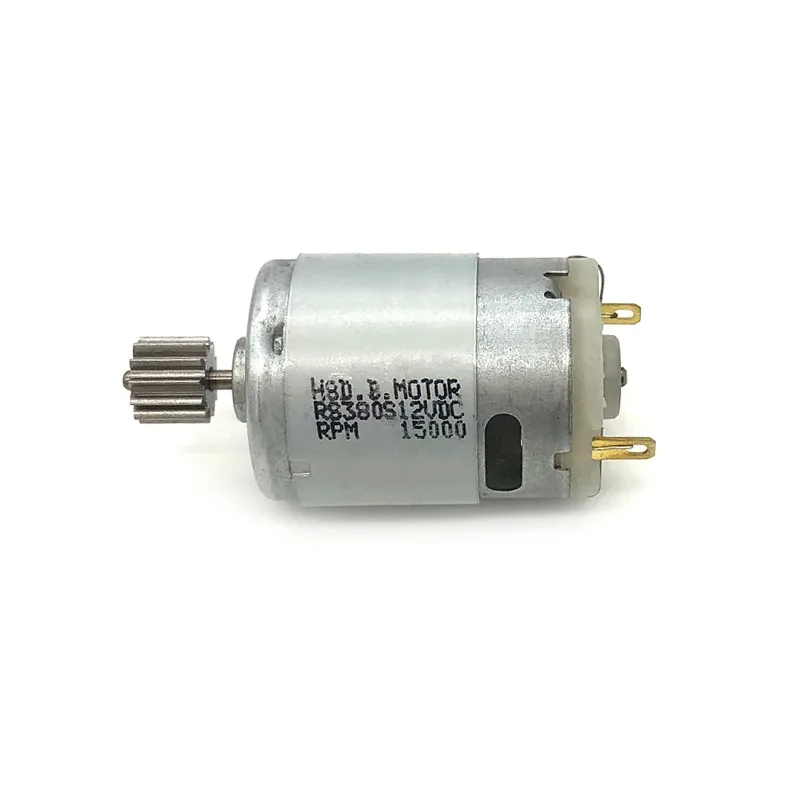 1 шт. DC12V 15000 об./мин. RS380 угольные щетки двигателя с Шестерни для RC игрушечный автомобиль лодка модель