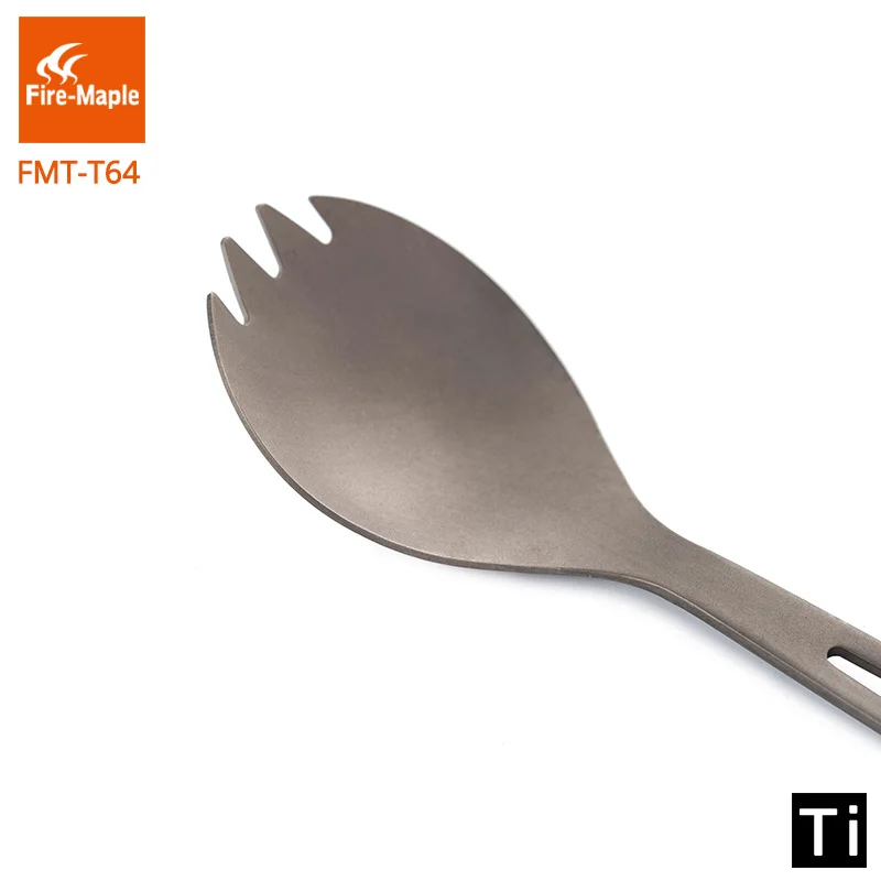 Fire Maple Spork 2 в 1 титан для активного отдыха легкий портативный скалолазания
