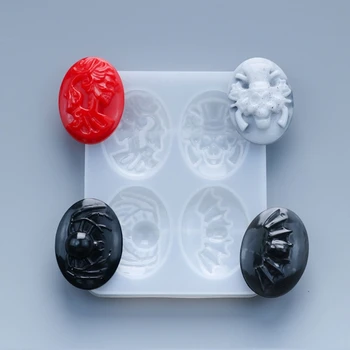 

DIY Crystal Epoxy Skeleton Pendant Resin Mold Coffin Trinket Box Silicone Mould F3MF