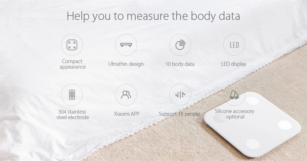 XIAOMI MIJIA Mi весы состава тела 2 Смарт жира Вес весы Ванная комната цифровой электронный светодиодный экран баланс приложение анализ данных