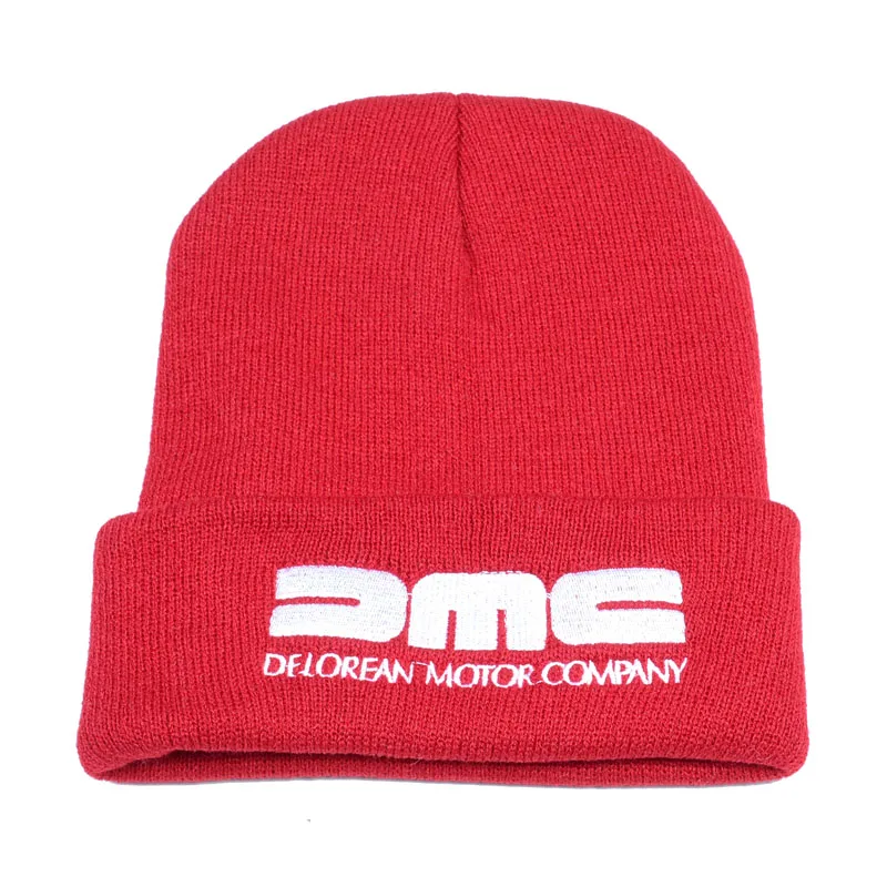 Бренд delorean motor company Beanies, шапка «Назад в будущее», модные зимние теплые вязаные шапки унисекс