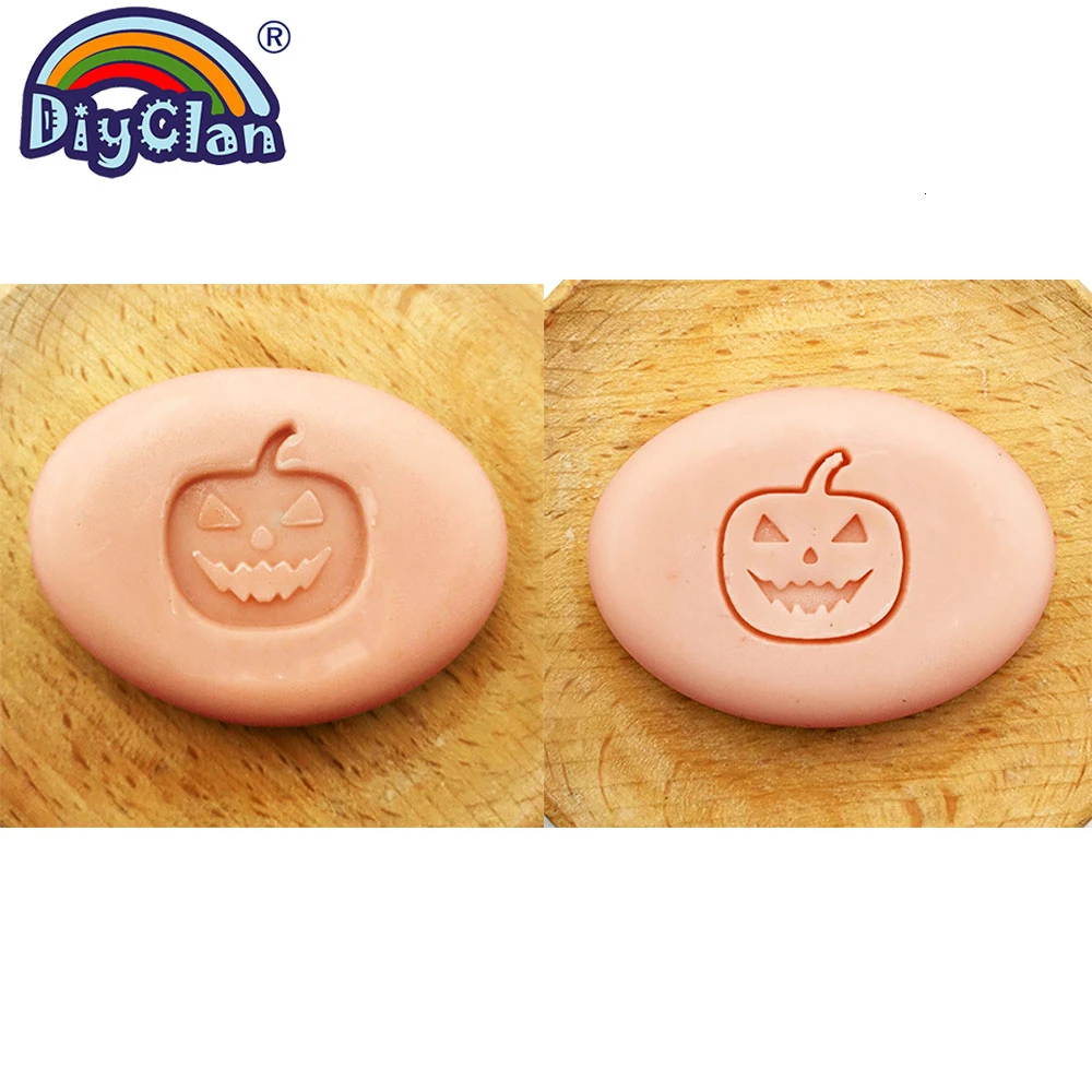 

Halloween Pumpkin Soap Stamp Diy Handmade Soap Making Stamps With Handle Z0167NG