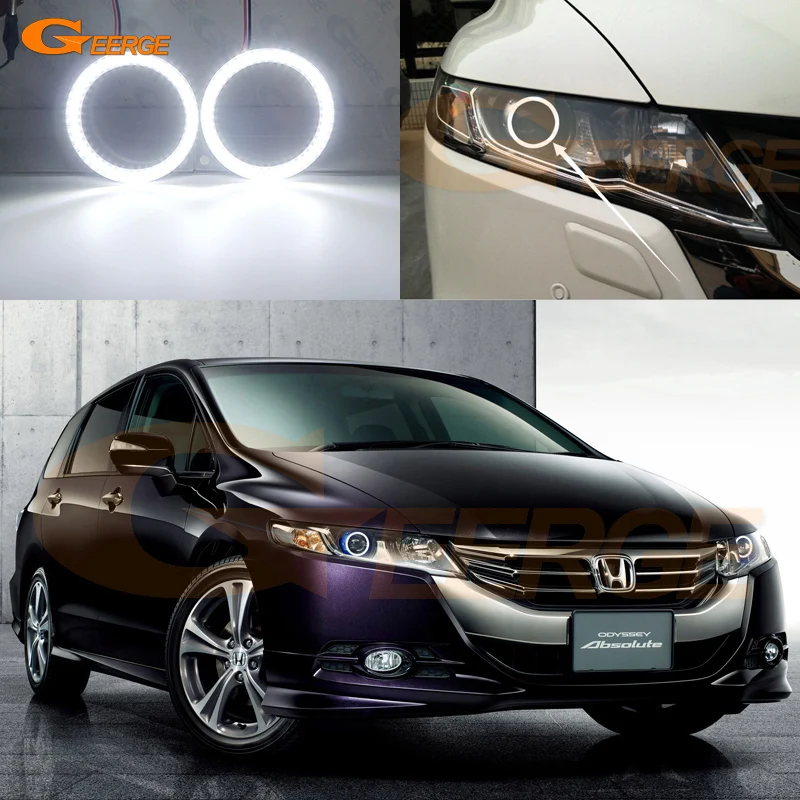 Для honda Odyssey RB3 RB4 2008-2013 ультра яркий SMD LED Ангельские Глазки набор колец Дневной
