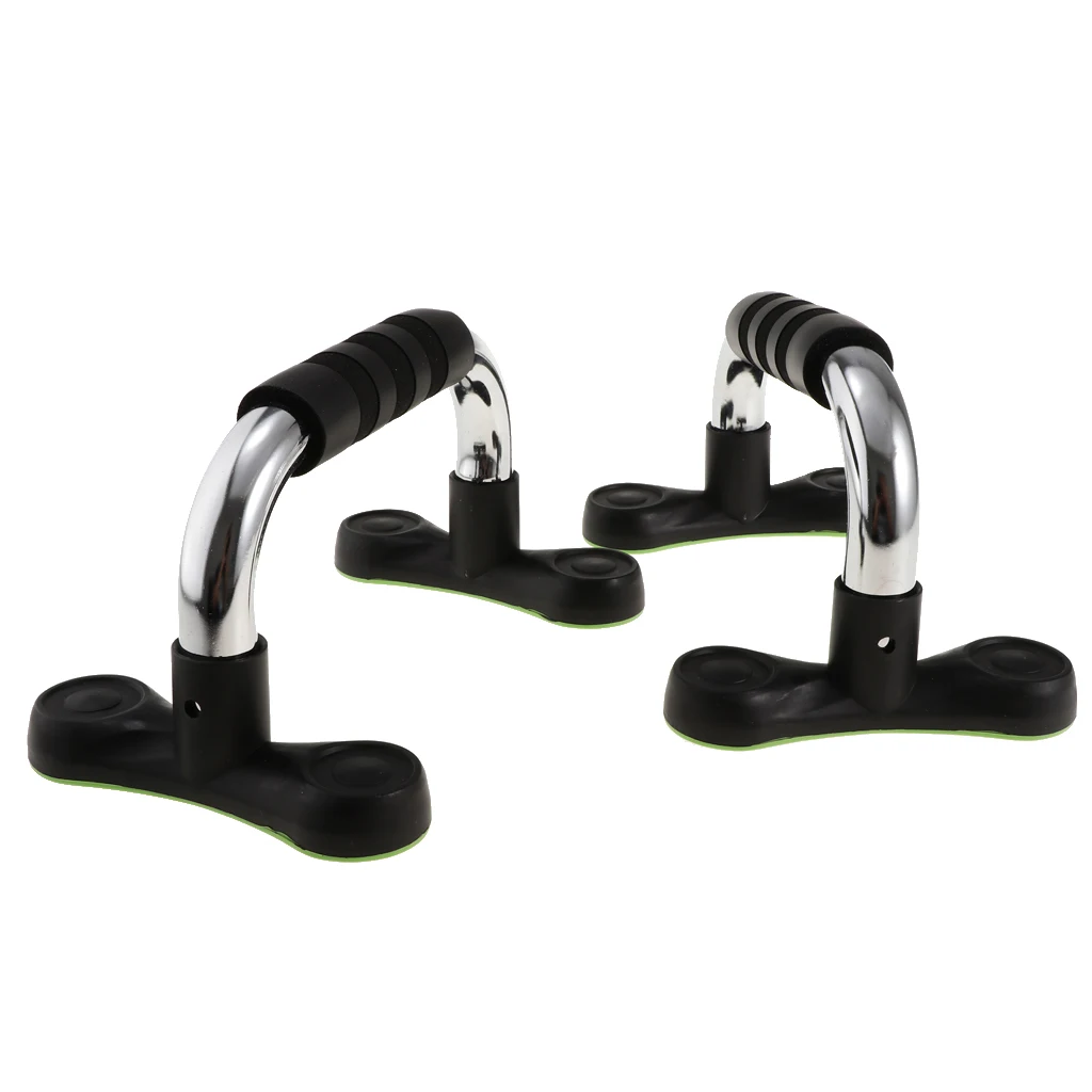 Sturdy Steel Push Up Bars Stand Handle Bodybuilding Trainer Chest & Arms Exercising Tool for Women Men