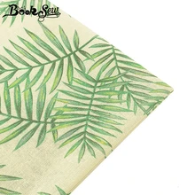 Booksew хлопок белье ткани метров зеленый лист дизайн холст Tissu DIY диван водостойкая скатерть сумка занавес Cabas Telas лоскутное