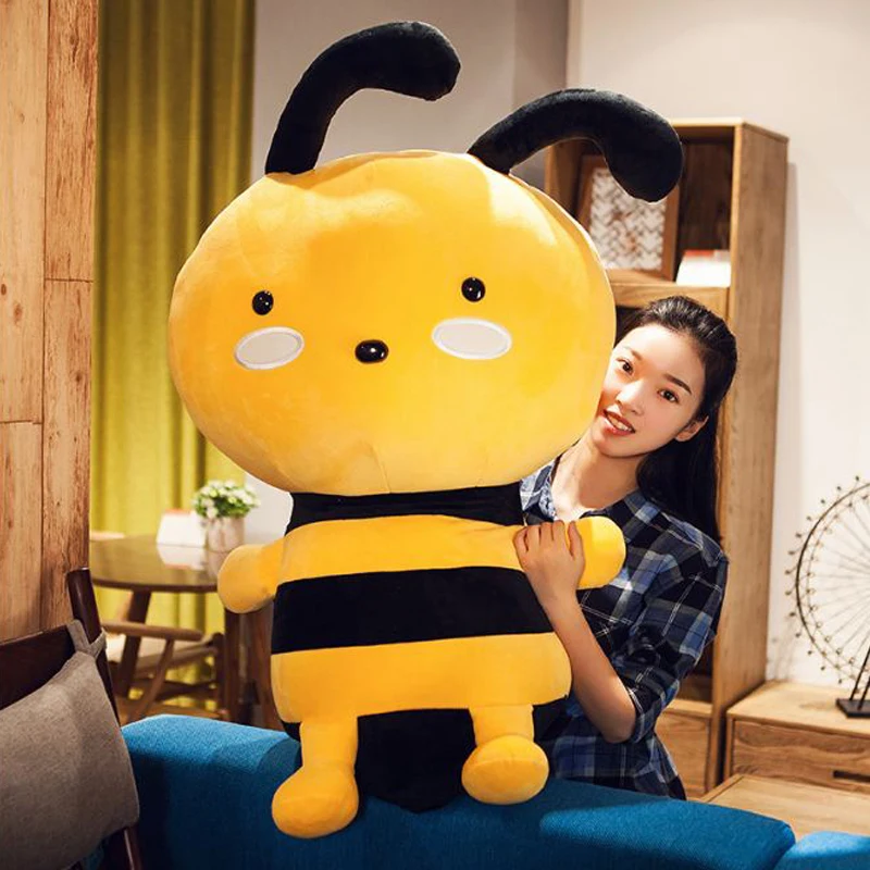Kawaii Honeybee плюшевая игрушка милая пчела с крыльями мягкие куклы для детей детские
