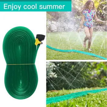 

12m Summer Water Sprinkler Trampoline Sprinkler Outdoor Garden Water Park Games Toys Sprayer Backyard Cooling Watering Pipe