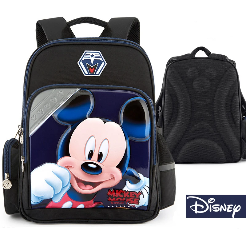 Детский Школьный рюкзак Disney для девочек и мальчиков модная детская дорожная