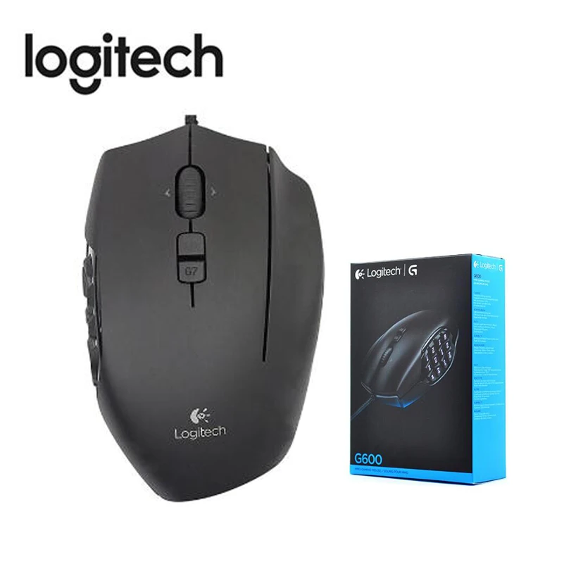 Logitech G600 Gaming Mouse Laptop Gaming Mouse 00dpi Opticali Legitimate 17 Programmable Button Mouse Mouse Aliexpress