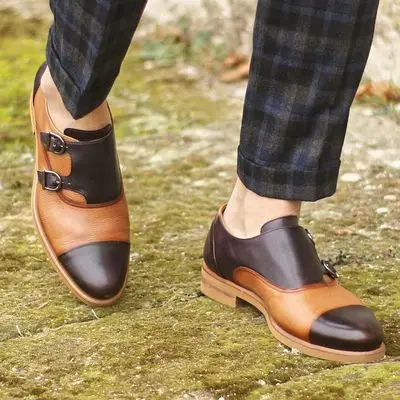 

Men's Loafers Assorted Pu Leather Buckle Design Formal Casual Shoes Breathable Slip on Man Dress Oxfords Office Shoes Tv897