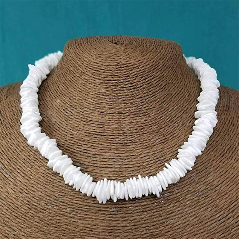 CANNER Boho Гавайские нерегулярные чипы Seashell колье ожерелье Женская белая ракушка чипы ожерелье с раковинами летние пляжные украшения подарки C40