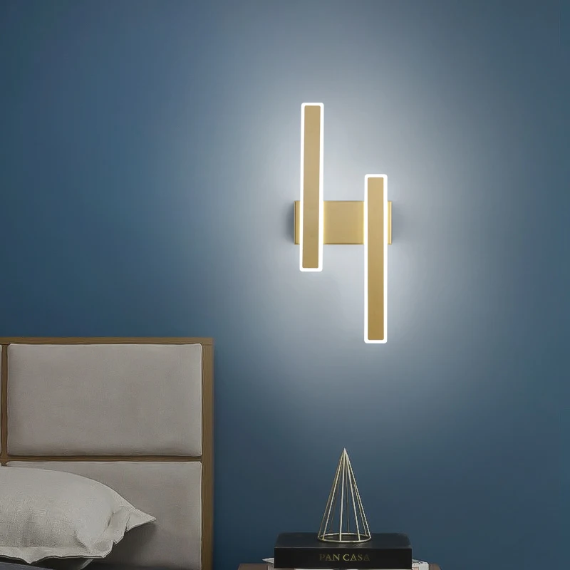 Wall Lamp Nordic Minimalist Strip Wall Lamps Living Room Background Wall Aisle Lamp Porch Bedroom Bedside Hotel Designer