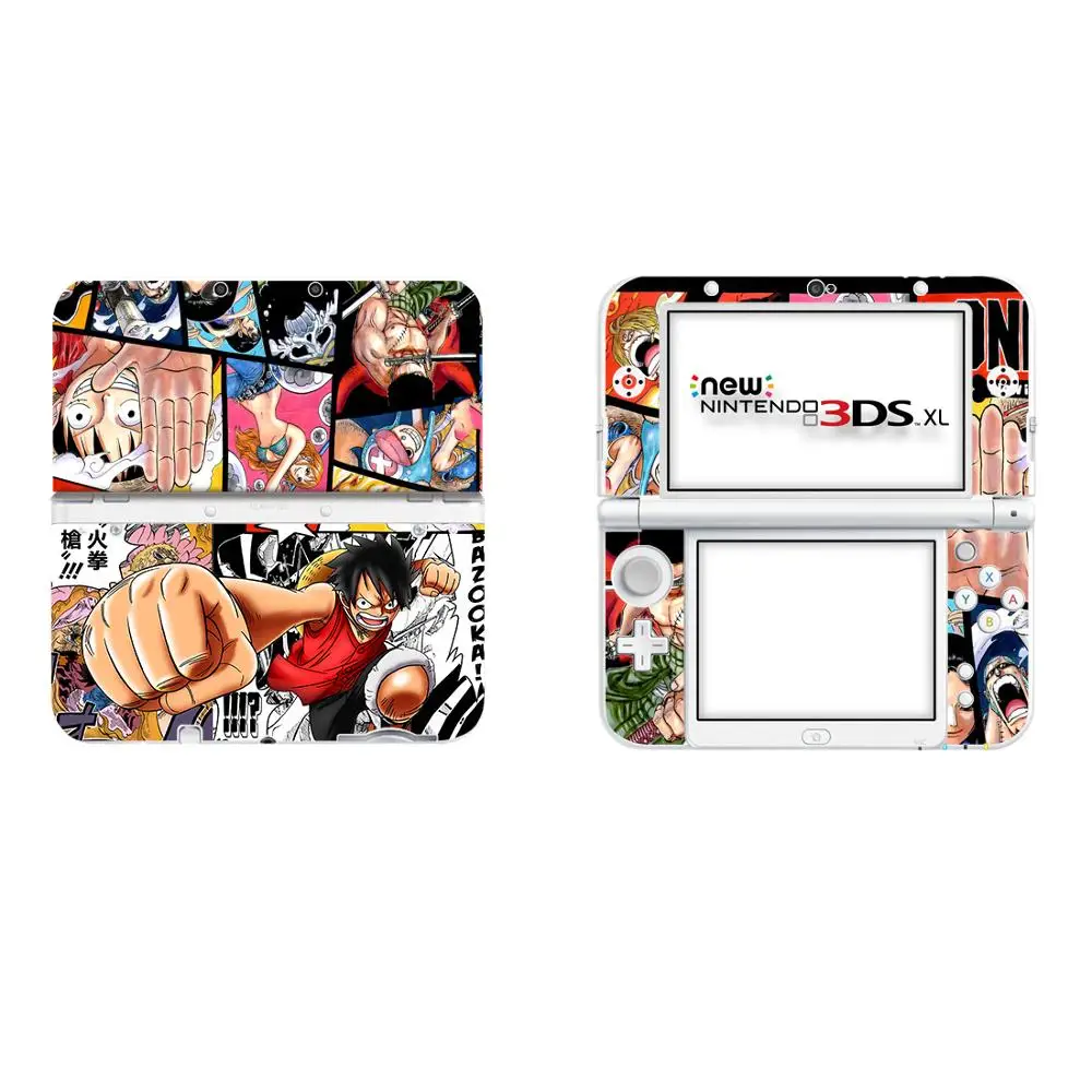 Виниловая наклейка с Аниме One Piece Luffy для кожи новых 3DS XL LL скинов 3DSLL виниловая