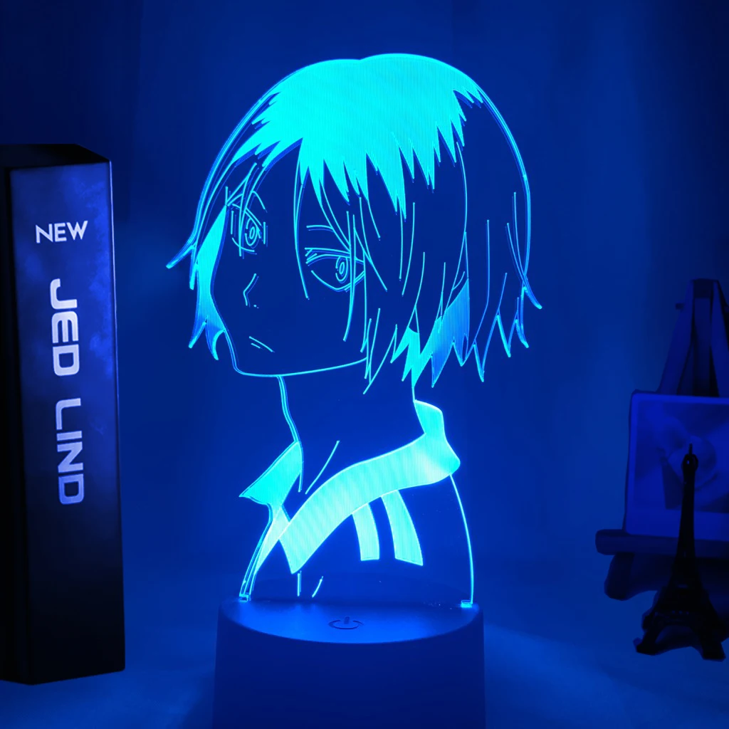 

Haikyuu! Светодиодный ночсветильник аниме Kozume Kenma лампа для спальни Декор ночсветильник для детей подарок на день рождения Haikyuu Kenma светильник