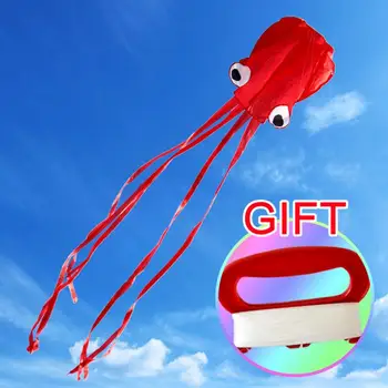 

Cute Octopus Kite With 30M Kite Line Children Flying Animal Kite Windsock Outdoor Toy With Gift Foldable Kid Kite Toy match Dart