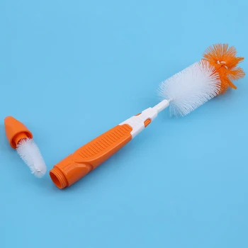 

Bottle Brush Sponge Plastic Glass Milk Water Cup Cleaning Feeding Bottle Dummy Nipple Pacifier Brushes Tube Cleaner