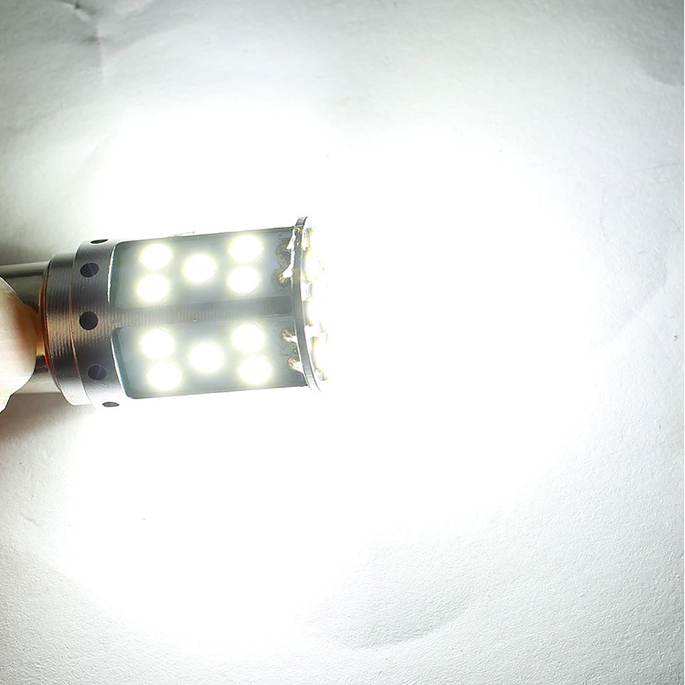 1PCS P21W LED 1156 BA15S PY21W BAU15S 35SMD Car Reserve Lamp Auto Styling Brake Light Turn Signal Bulb 12V License Plate Lights