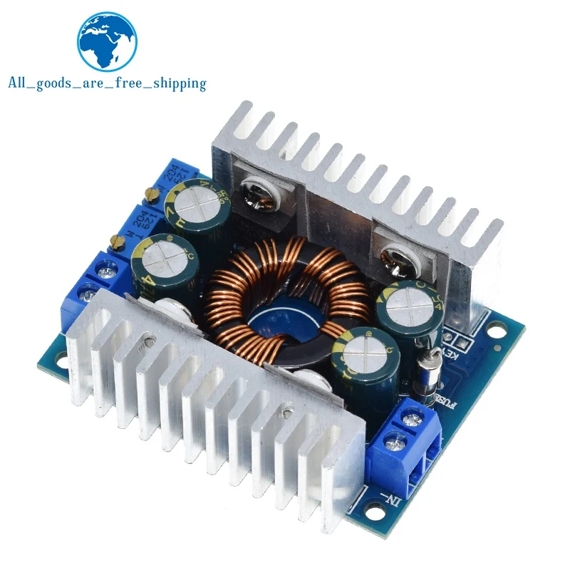DC 5–30 V auf 1,25–30 V, 8 A, automatischer Abwärts-/Abwärtswandler, Boost/Buck-Spannungsreglermodul, Ladegerät, Stromwandler, DIY-KIT – Detail 8